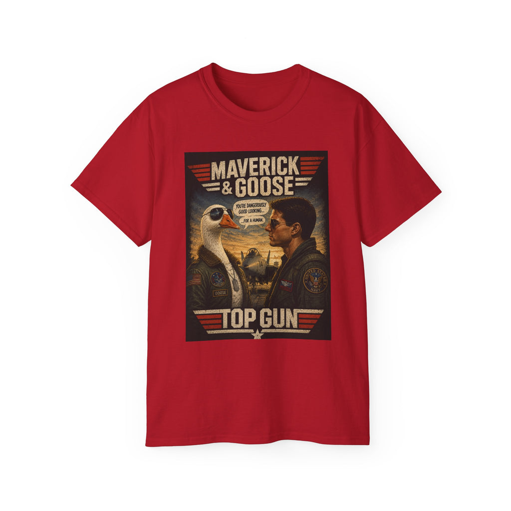 Top Gun Maverick & Goose Retro Poster Tee