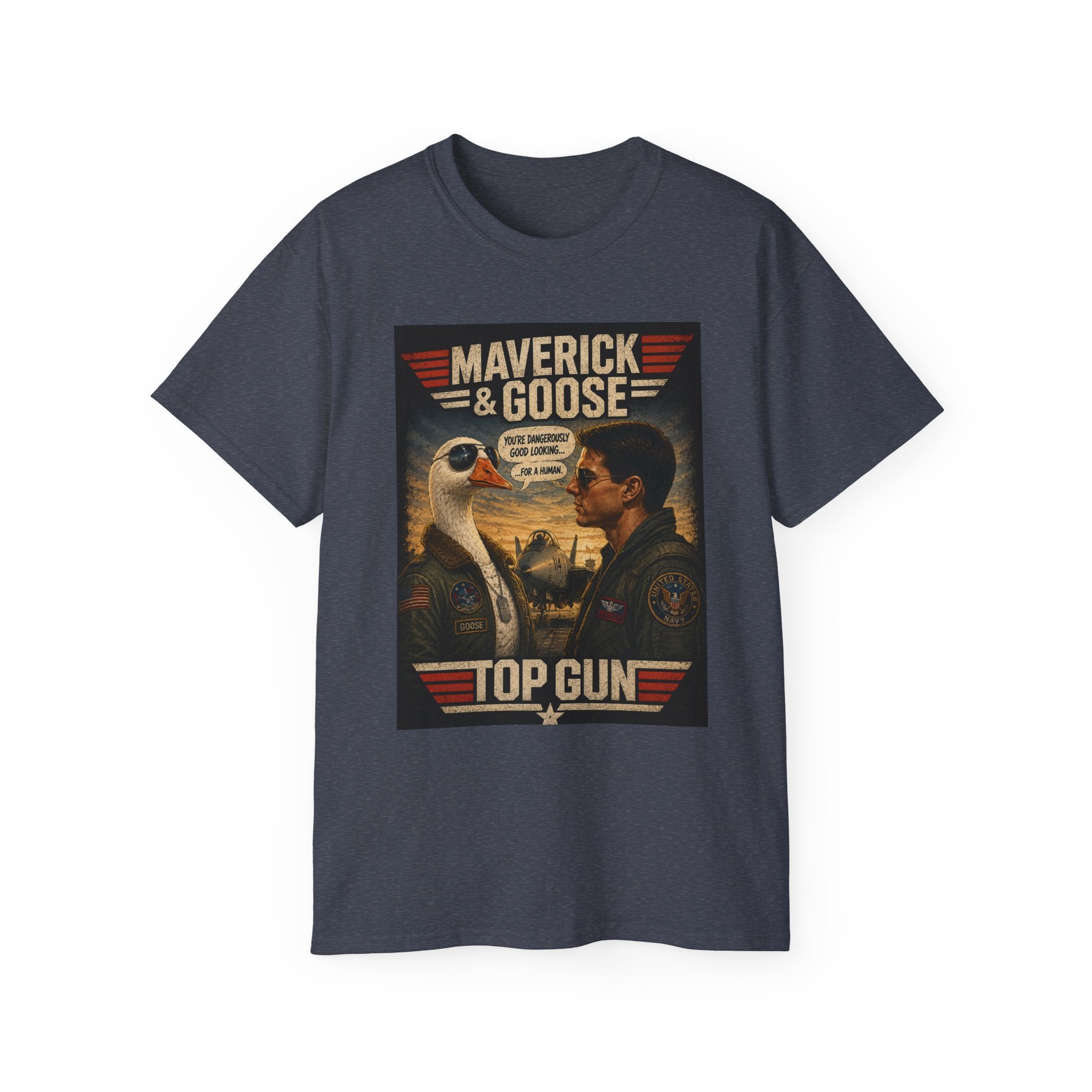 Top Gun Maverick & Goose Retro Poster Tee