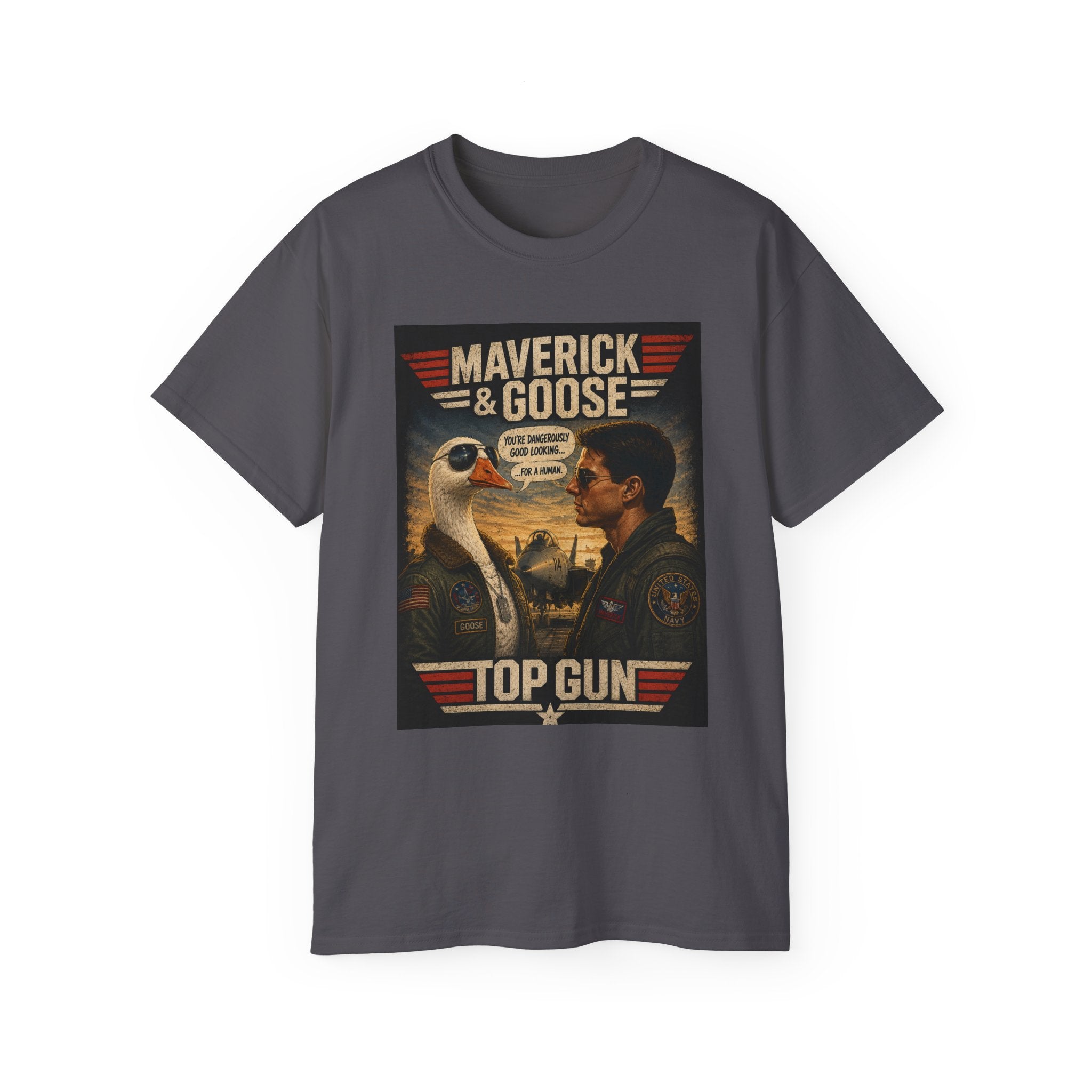 Top Gun Maverick & Goose Retro Poster Tee