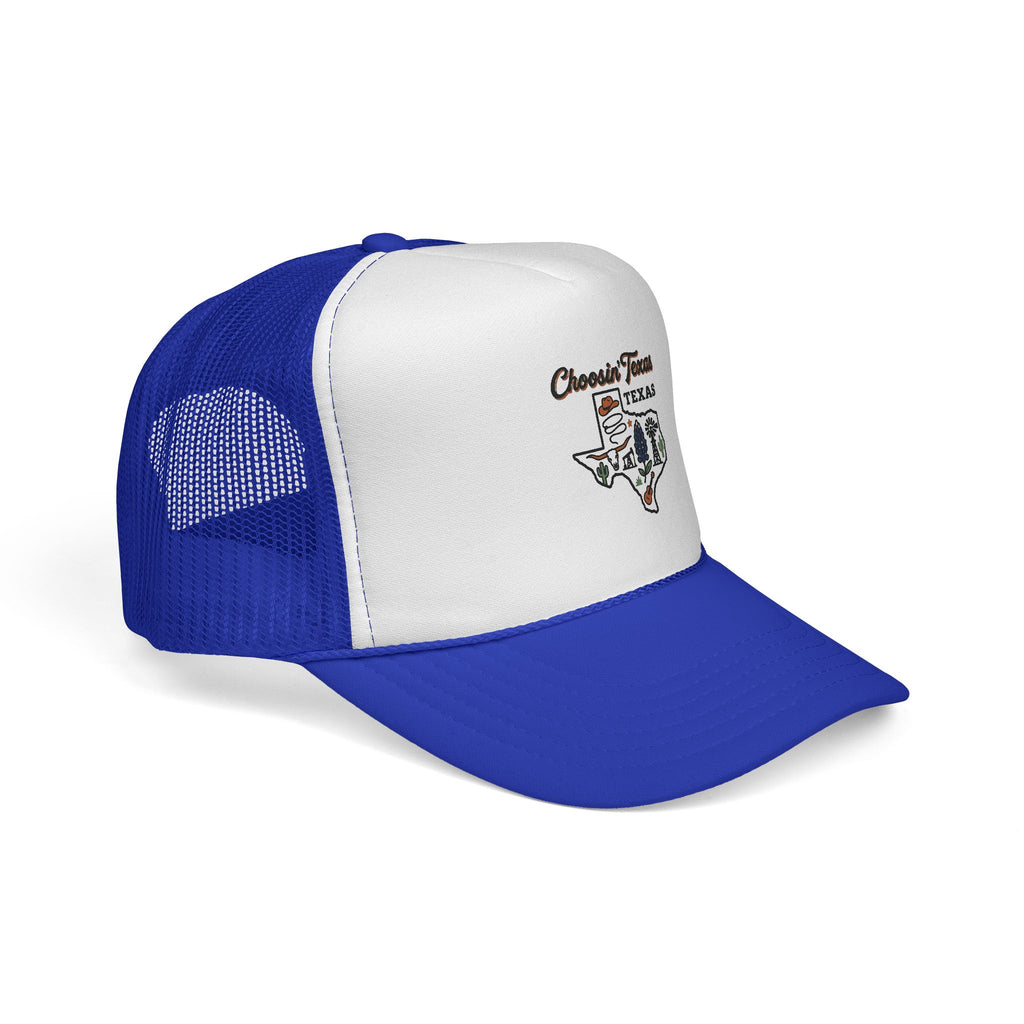 Texas Cows Trucker Cap — Chasin' Farms Vintage State Hat