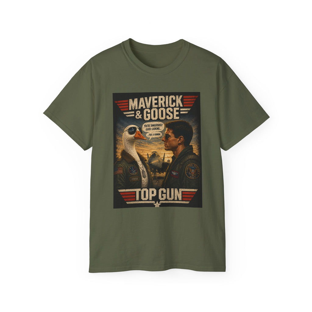 Top Gun Maverick & Goose Retro Poster Tee